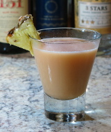 A Pi&ntilde;a Colada cocktail served straight-up