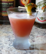 Planter's Punch cocktail served straight-up