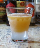 Rumbustion Punch cocktail with no garnish