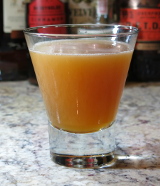 The Undead Gentleman cocktail with no garnish